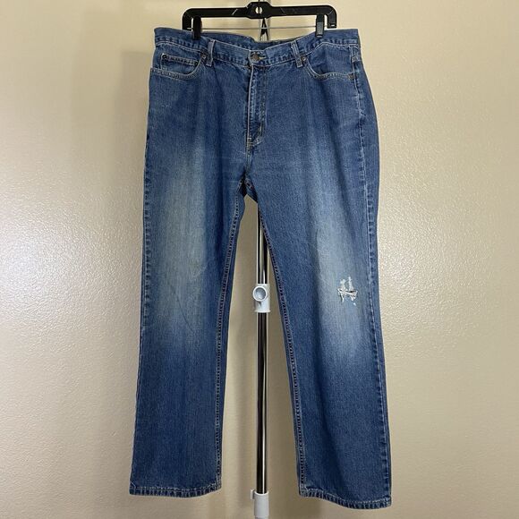PBX Basics Denim Blue Jeans, Size 40x30 - Picture 1 of 15